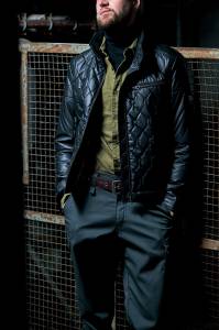 作業服 寅壱 防寒着 2584-129 防寒ライダース M-LL (防寒服)