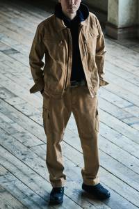 寅壱 ブルーラベル 作業服 作業着 3922-124 長袖ブルゾン 綿100％ 3L