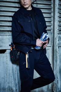 寅壱 ブルーラベル 作業服 作業着 3922-124 長袖ブルゾン 綿100％ 3L