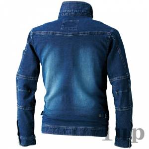 S-5L 作業服 寅壱 作業着 8940-554 デニム ライダースジャケット