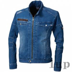 作業服 寅壱 作業着 8970-554 ストレッチ デニム ライダース